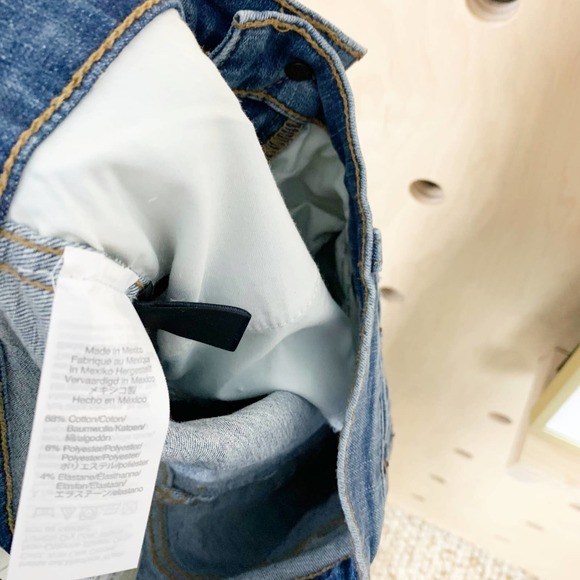 Madewell Women's 10" High-Rise Skinny Jeans: Drop Step-Hem Edition Size 25 - Picture 6 of 6